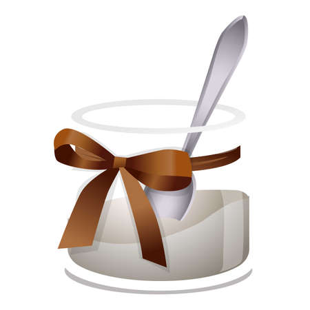 Jar of sugar icon, cartoon styleのイラスト素材