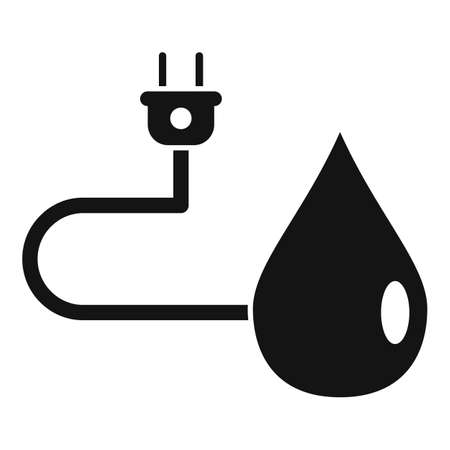 Clean energy icon, simple styleのイラスト素材