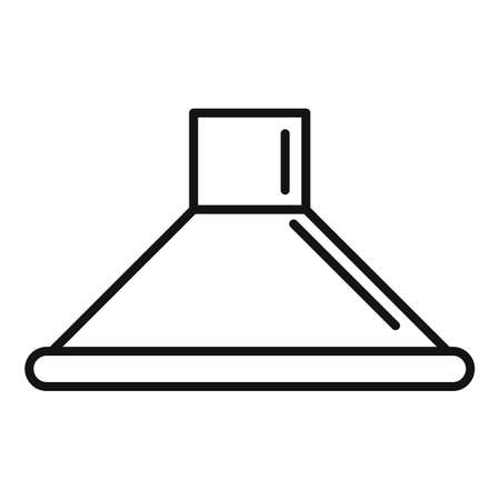 Climate ventilation icon, outline styleのイラスト素材