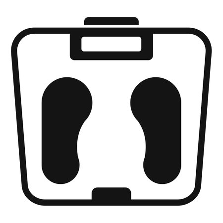 Health smart scales icon, simple styleのイラスト素材