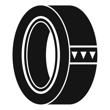 Masking tape icon, simple styleのイラスト素材