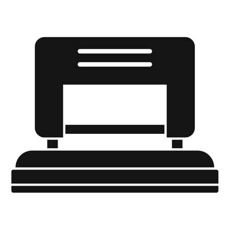 School hole puncher icon, simple styleのイラスト素材