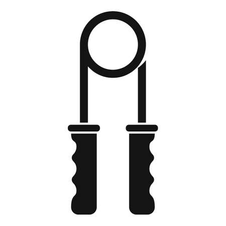 Gym hand training tool icon, simple styleのイラスト素材