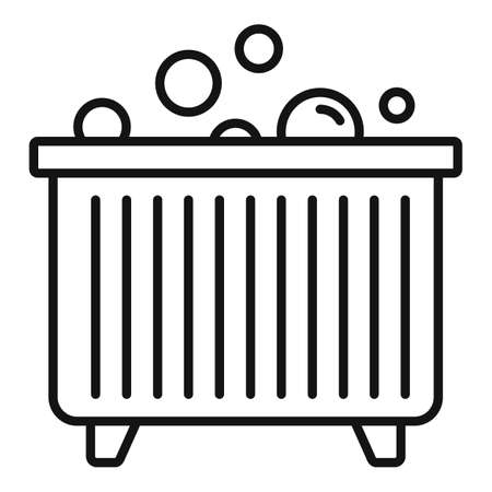 Bubble icon, outline styleのイラスト素材