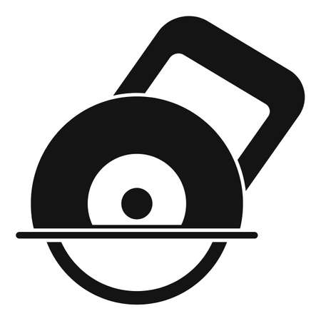 Circular saw icon, simple styleのイラスト素材