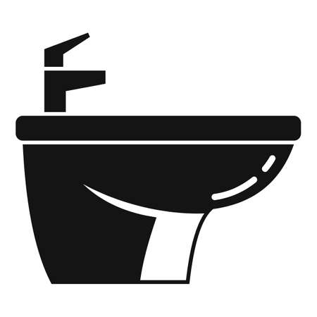 Home bidet icon, simple styleのイラスト素材