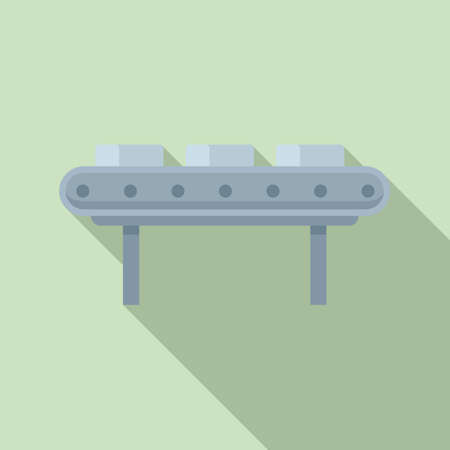 Metallurgy line icon, flat styleのイラスト素材