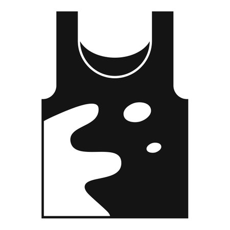 Dirt vest icon, simple styleのイラスト素材