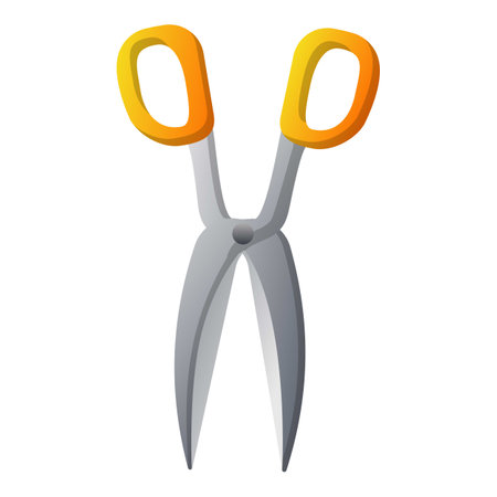 Garden scissors icon, cartoon styleのイラスト素材