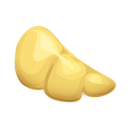 Tasty piece durian icon, cartoon styleのイラスト素材