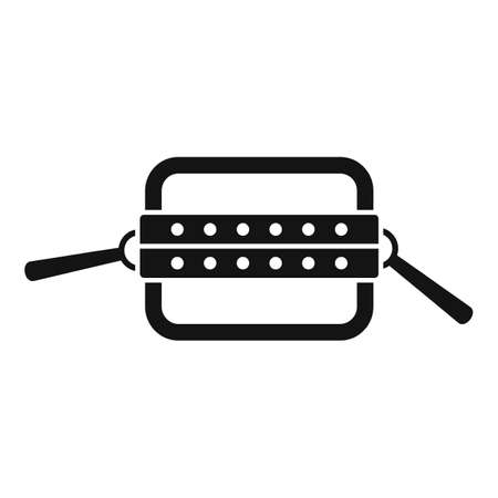 Hunting animal trap icon, simple styleのイラスト素材