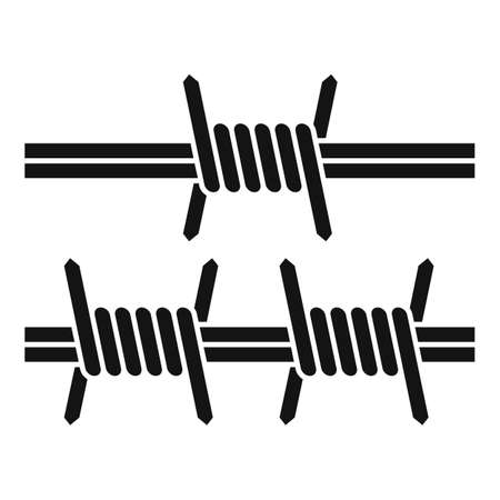 Border wired icon, simple styleのイラスト素材