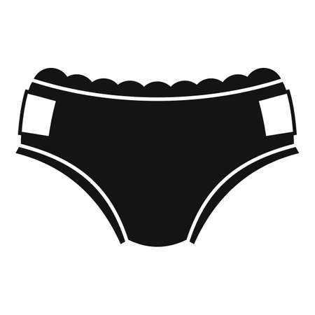 Odor diaper icon, simple styleのイラスト素材