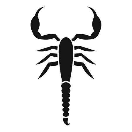 Horoscope scorpio icon, simple styleのイラスト素材