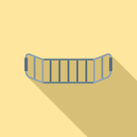 Dryer net stand icon, flat styleのイラスト素材