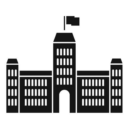 Parliament hall icon, simple styleのイラスト素材