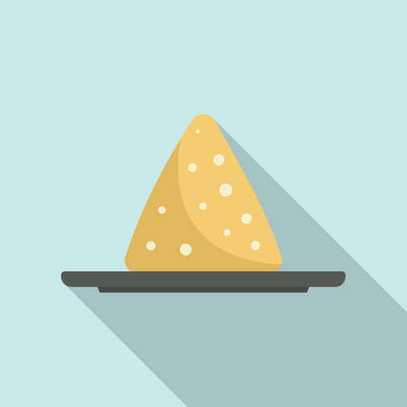 Molecular cuisine pile icon, flat styleのイラスト素材