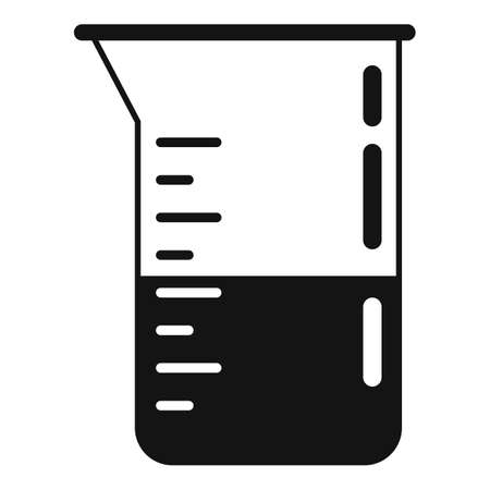 Softener measurement pot icon, simple styleのイラスト素材