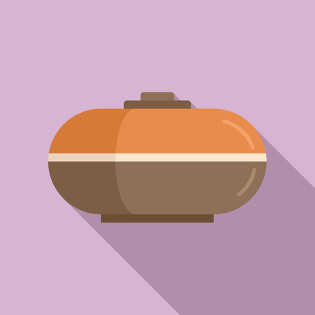 Essential oil diffuser icon, flat styleのイラスト素材