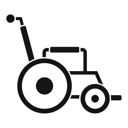 Modern wheelchair icon, simple styleのイラスト素材