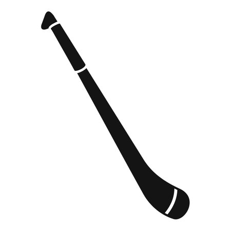 Hurling stick icon, simple styleのイラスト素材