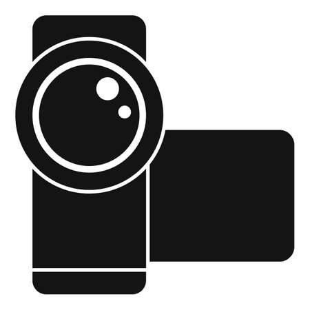 Record camcorder icon simple vector. Video cameraのイラスト素材