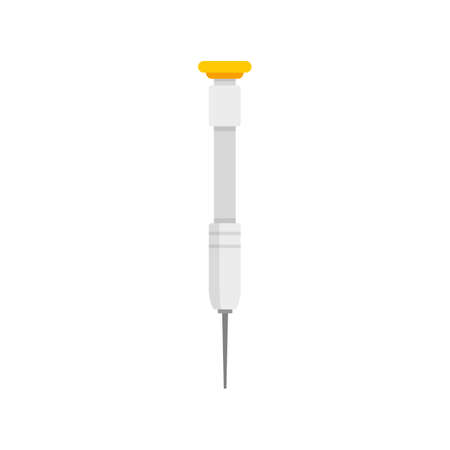 Small phone screwdriver icon flat isolated vectorのイラスト素材