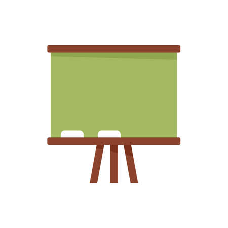 School board icon flat isolated vectorのイラスト素材