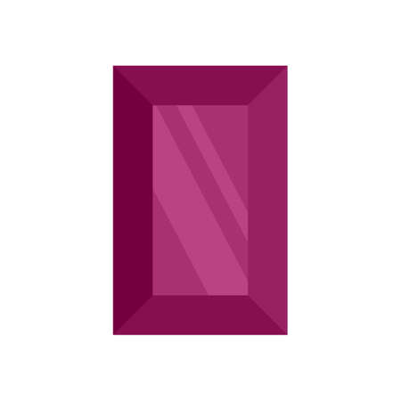 Vintage jewel icon flat isolated vectorのイラスト素材