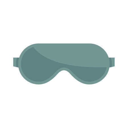 Dream sleeping mask icon flat isolated vectorのイラスト素材