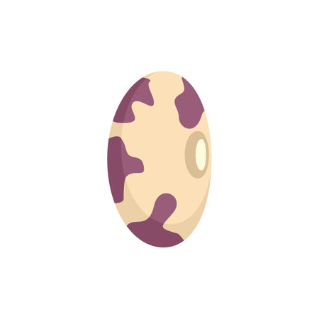 Kidney bean icon flat isolated vectorのイラスト素材