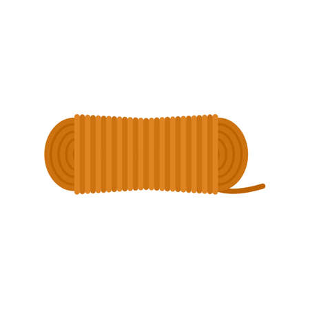 Survival rope icon flat isolated vectorのイラスト素材