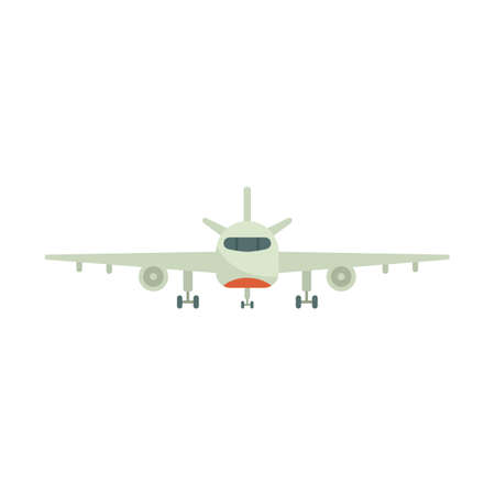 Aircraft repair plane icon flat isolated vectorのイラスト素材