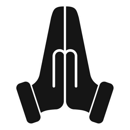 Trust hand clap icon simple vector. Love agreementのイラスト素材