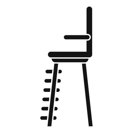 Volleyball referee seat icon simple vector. Tennis chairのイラスト素材