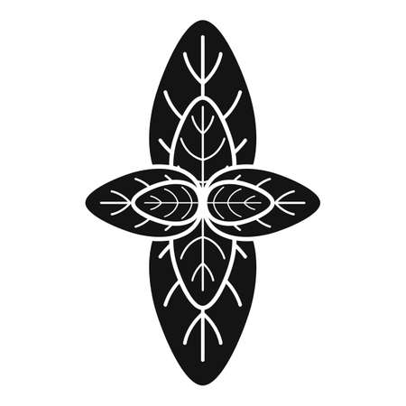 Basil icon simple vector. Herb leafのイラスト素材