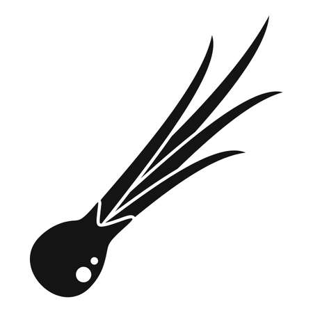 Chop chive icon simple vector. Chinese onionのイラスト素材