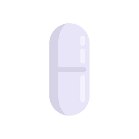 Refill capsule icon flat isolated vectorのイラスト素材