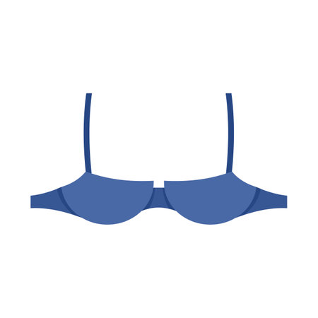 Sport bra icon flat isolated vectorのイラスト素材