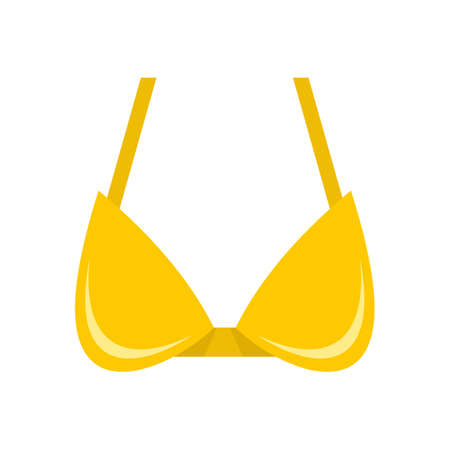 Modern bra icon flat isolated vectorのイラスト素材