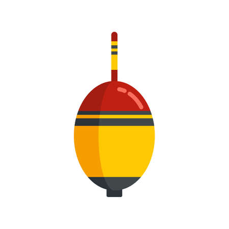 Bobber activity icon flat isolated vectorのイラスト素材