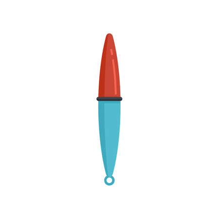 Bobber hook icon flat isolated vectorのイラスト素材