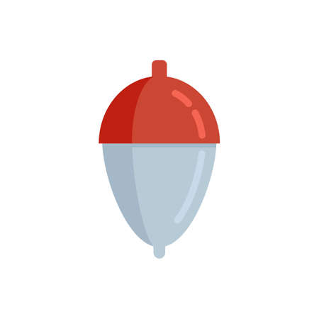 Bobber summer icon flat isolated vectorのイラスト素材