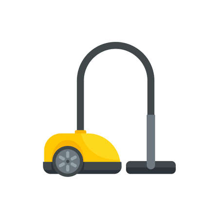 Room service vacuum cleaner icon flat isolated vectorのイラスト素材