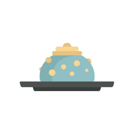 Molecular cuisine fresh icon flat isolated vectorのイラスト素材