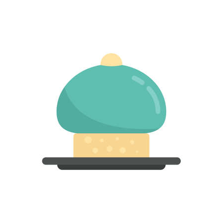Molecular cuisine haute icon flat isolated vectorのイラスト素材