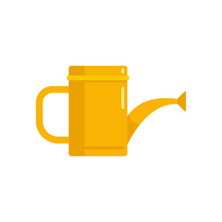Watering can icon flat isolated vectorのイラスト素材