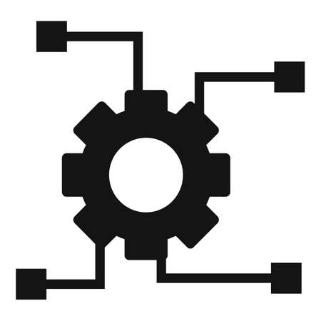 Empathy adapt icon simple vector. Business skillのイラスト素材
