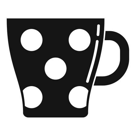 Mug icon simple vector. Coffee cupのイラスト素材