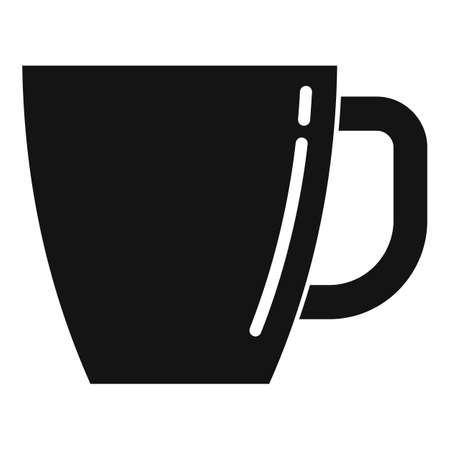 Flavor mug icon simple vector. Tea cupのイラスト素材